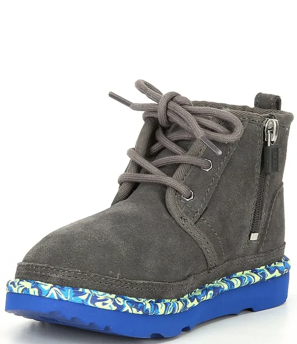Ugg Boys& Neumel II Paint Swirl Boots Toddler - 9M Toddler