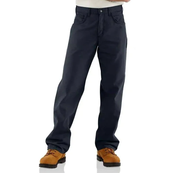Carhartt Men's FR Midweight Canvas Loose Fit Dungaree, Factory 2nds