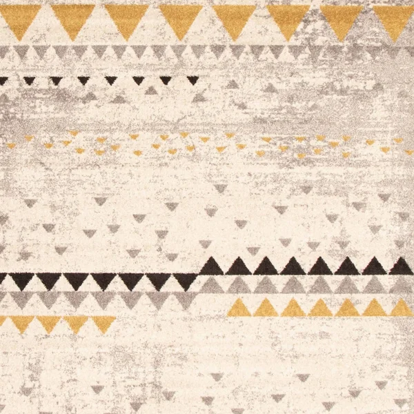 Step One Geometric Triangles Area Rug-Yellow-South Shore - 13409