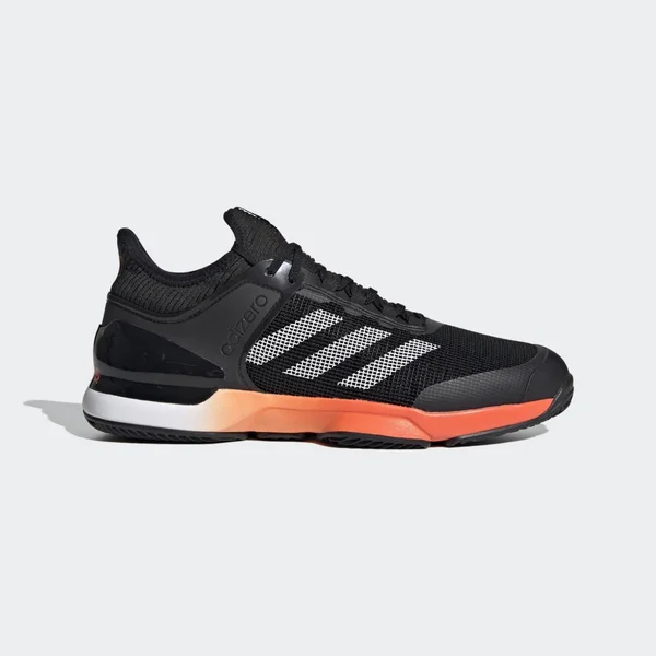 Adidas Men's Adizero Ubersonic 2 Clay Tennis Shoes, Black