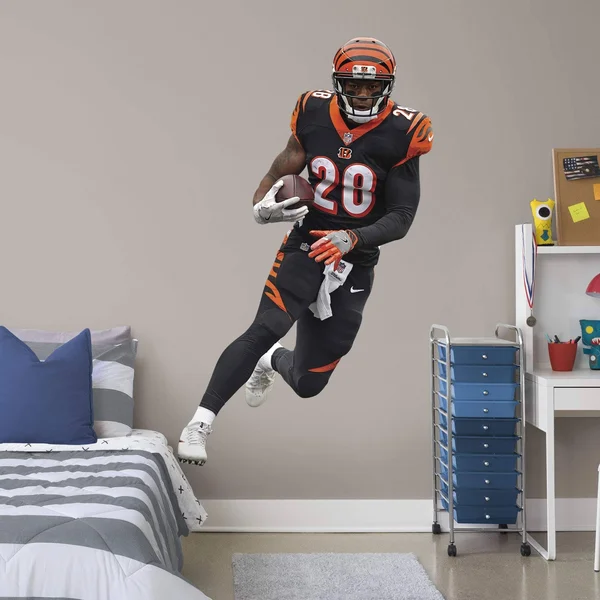 Fathead Joe Mixon Cincinnati Bengals Life Size Removable Wall Decal