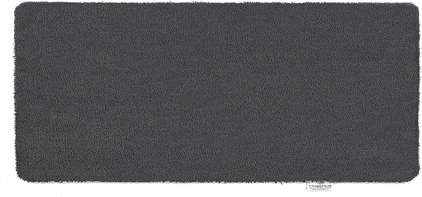 Hug Rug T850 25.5 x 59 in. Recycled Bottles Sense Runner Mats, Charcoal, Gray